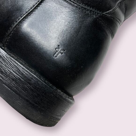 Frye 3476095 Melissa Inside Zip Black Riding Boots - Picture 7 of 9